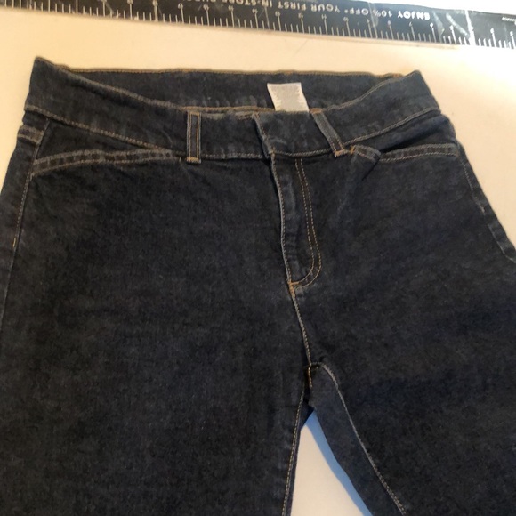 GAP size 10 vintage dark  blue jeans hip hugger straight leg - Picture 1 of 13
